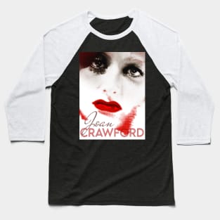 Gorgeous Joan Crawford Baseball T-Shirt